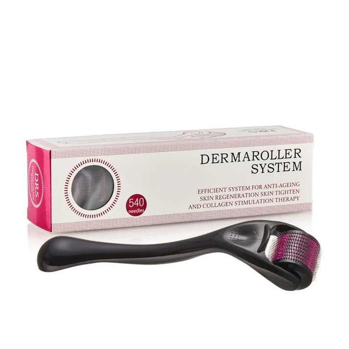 1.0mm Derma Roller – 540 Microneedle Skin Therapy Tool for Acne Scars, Wrinkles & Skin Rejuvenation
