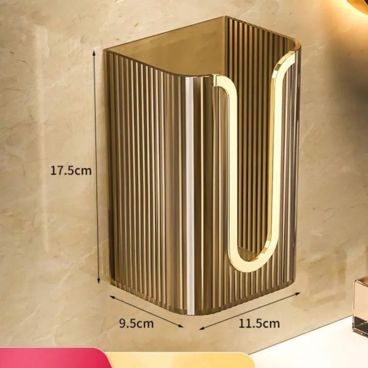 Wall Mounted Acrylic Tissue Box Holder – Bathroom & Kitchen Tissue Organizer