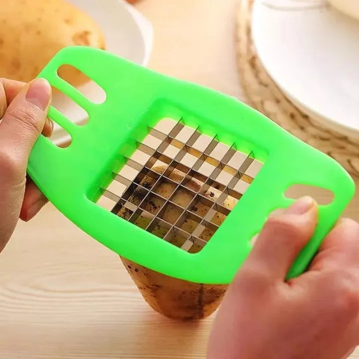 Manual Potato Chips Cutter – Stainless Steel Chipper Tool