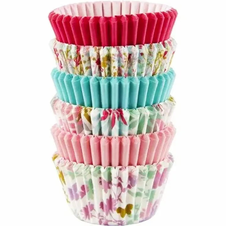100-Piece Multicolour Cupcake & Muffin Paper Liners