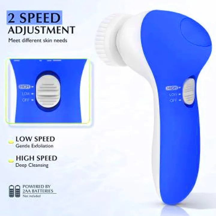 5 in 1 Facial Electric Cleanser and Massager, Face Massager Machine, Beauty Tool Device