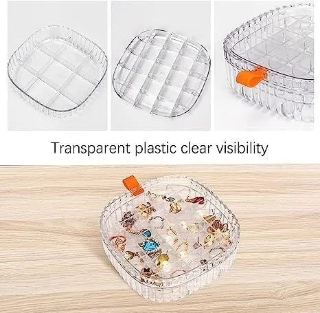 3 Layer Acrylic Transparent Storage Box – Jewellery Organizer & Makeup Storage