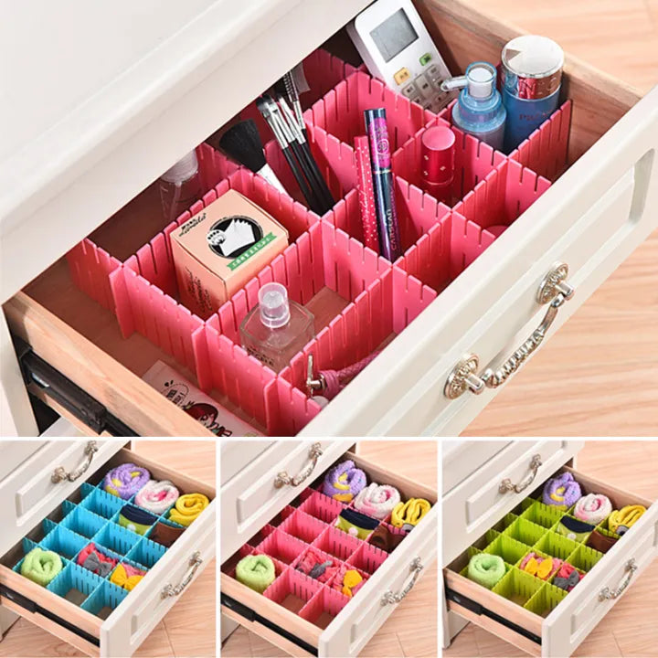 Drawer Divider Organizer – Adjustable Underwear & Socks Storage Partition