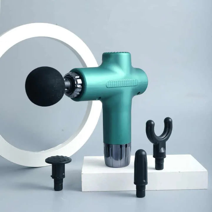 LifeCare Professional Deep Tissue Massage Gun – 8 Heads for Total Body Recovery
