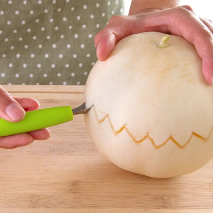 Fruit Slicer Tool Set – Melon Spoon & Carving Knife