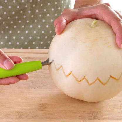 Fruit Slicer Tool Set – Melon Spoon & Carving Knife
