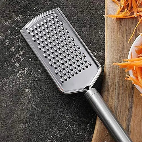 Stainless Steel Grater – Garlic, Cheese & Veggie Peeler