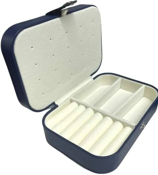 Double Layer Travel Jewelry Organizer Box – Portable Mini Jewelry Storage