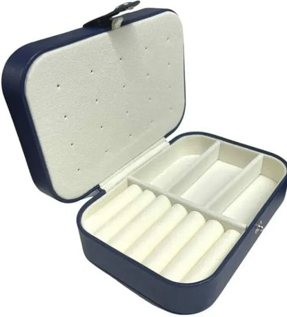 Double Layer Travel Jewelry Organizer Box – Portable Mini Jewelry Storage