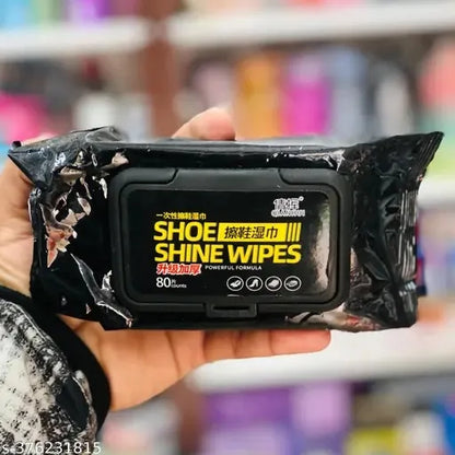 Shoe Shine Wipes – Instant Cleaning & Polishing Wipes for Sneakers