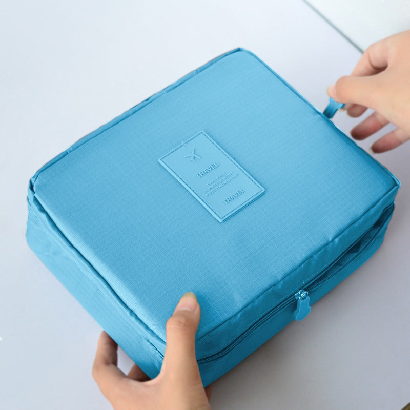 Travel Hanging Toiletry Bag – Waterproof Cosmetic Organizer for Women