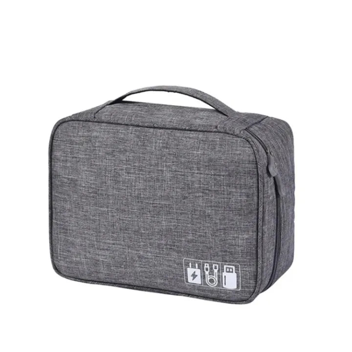 Electronic Accessories Organizer Travel Bag | Waterproof Cable Storage Case