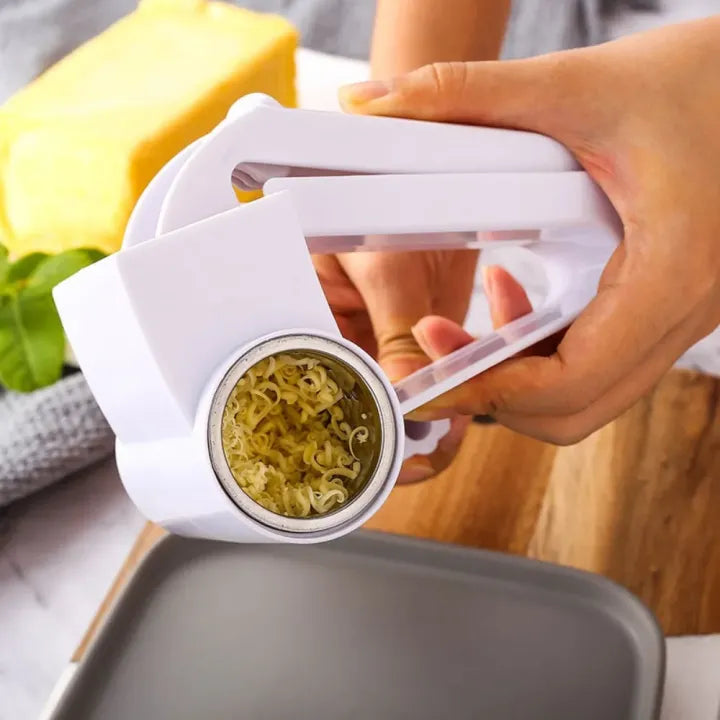 Handheld Rotary Grater – Cheese & Vegetable Slicer Tool