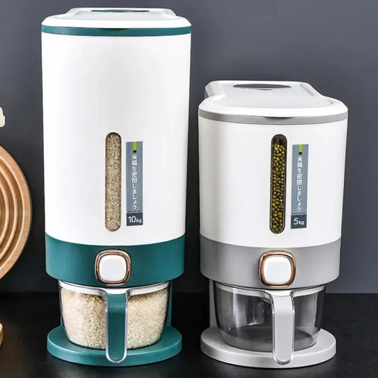 Automatic Rice Dispenser Storage Container – Moisture-Proof Sealed Grain