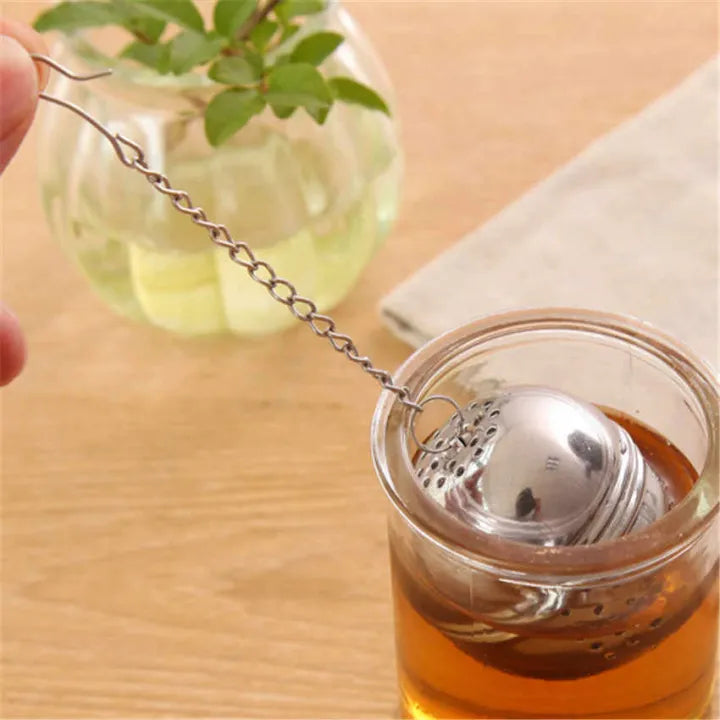 Stainless Steel Tea Strainer – Herbal & Spice Infuser Tool