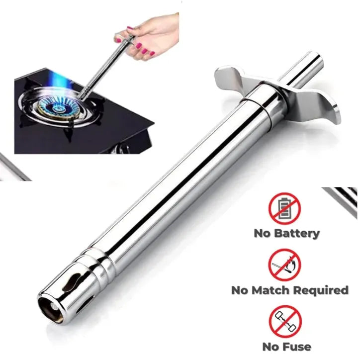 Stainless Steel Spark Lighter – Gas Stove Igniter Tool