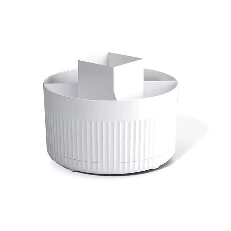 360° Rotating Makeup Brush Holder – Table Top Cosmetic Storage Organizer