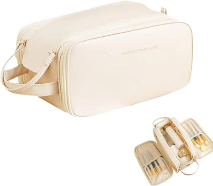 Makeup Storage Bag with Zipper – Travel Cosmetic Organizer for Brushes & Toiletries
