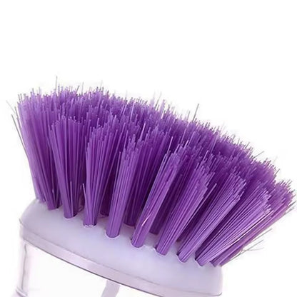 Dishwashing Brush with Soap Dispenser – Kitchen Scrub Brush for Pots & Dishes