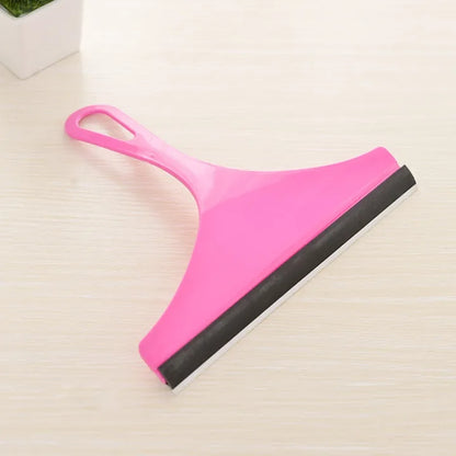 Glass Scraper Wiper Window Cleaner – Soft Brush for Home & Car Use 25x22cm