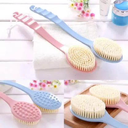 Soft Bath Body Brush – Long Handle Back Scrubber