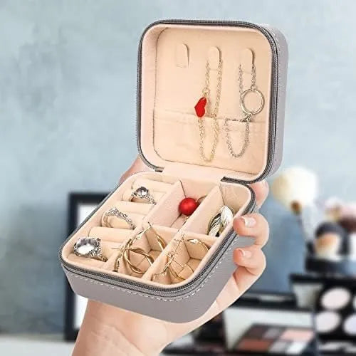 Portable Jewellery Organizer Box – Rings, Earrings & Hair Accessories