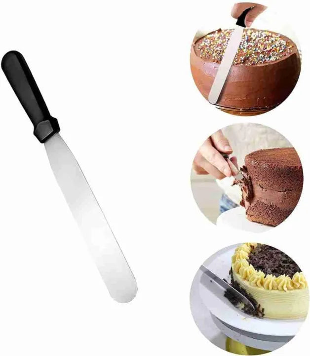 12.5-Inch Stainless Steel Icing Spatula – Knife for Cake Decorating