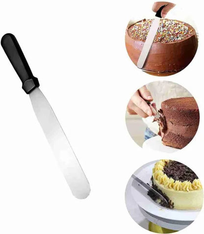 12.5-Inch Stainless Steel Icing Spatula – Knife for Cake Decorating