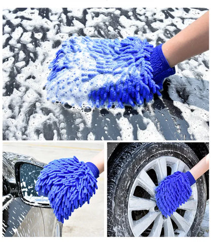 Microfiber Car Wash Glove – Soft Auto Cleaning Mitt