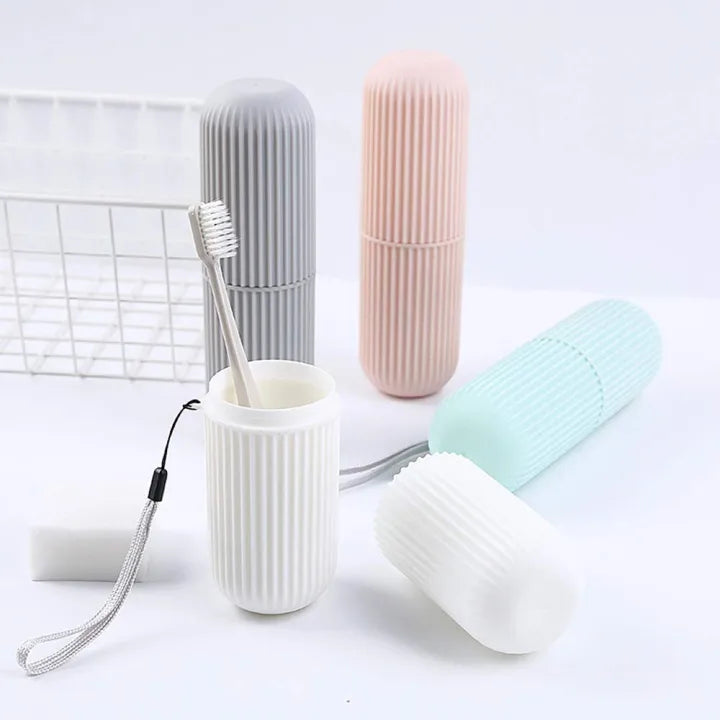 Portable Toothbrush Kit Case – 2-in-1 Travel Organizer