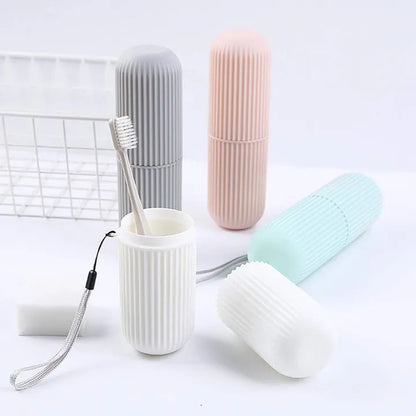 Portable Toothbrush Kit Case – 2-in-1 Travel Organizer