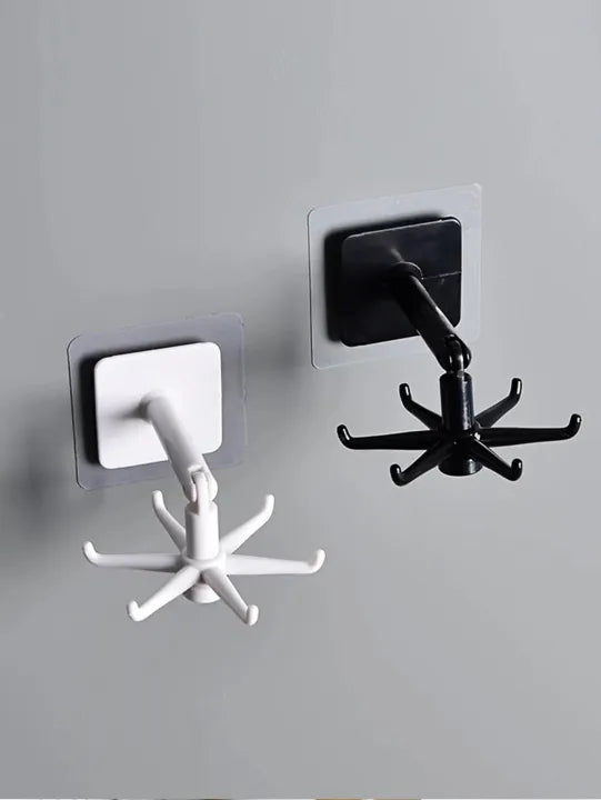 360 Rotating Hook – Punch Free Kitchen Wall Hanger