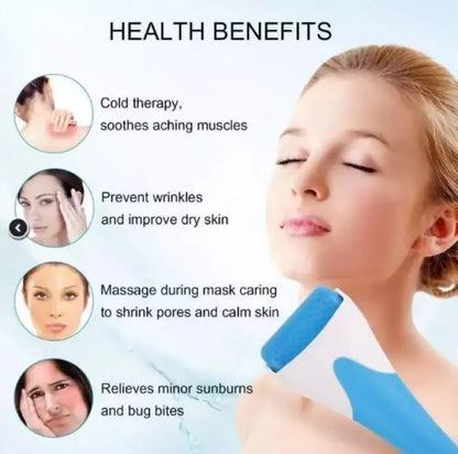 Face Ice Roller Massager – Anti‑Wrinkle & Skin Lifting Tool