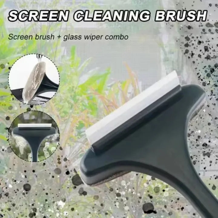 Window Screen Cleaning Brush – Multi-Purpose Mesh Screen Cleaner Tool