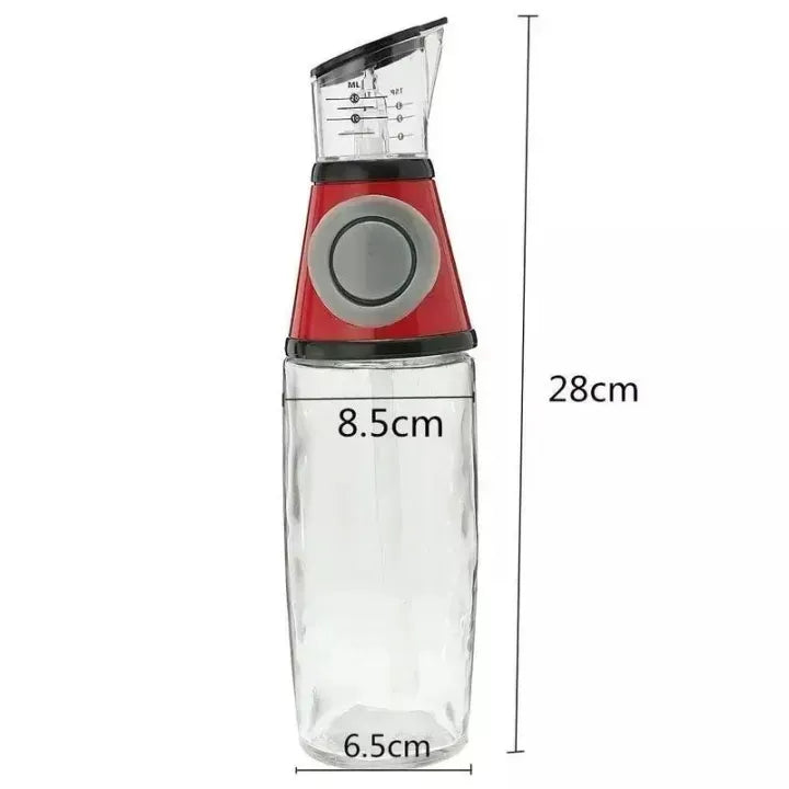 500ml Press & Measure Oil Dispenser – Portion Control Cooking