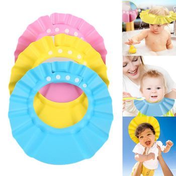 Baby Shampoo Shower Cap – Adjustable Waterproof Bath Cap for Kids