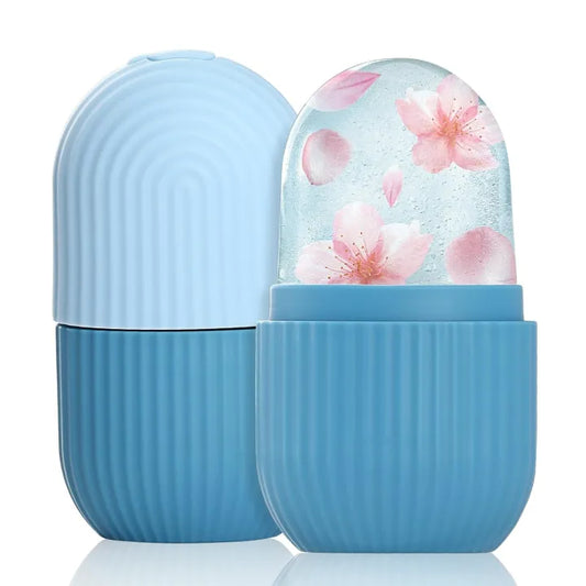 Silicone Ice Roller – Facial Massager for Glowing Skin & Eye Bags