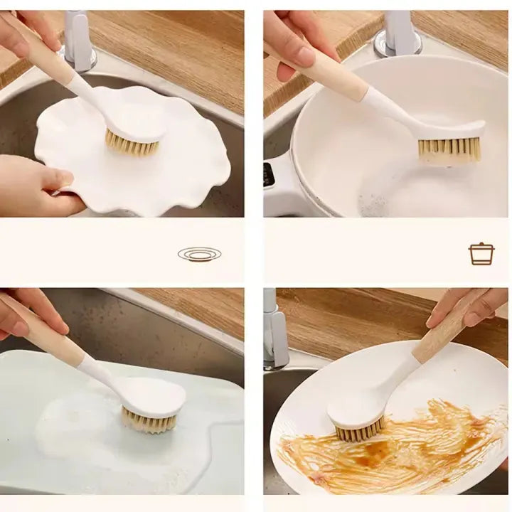 Long Handle Dish Brush – Multipurpose Kitchen Scrubber