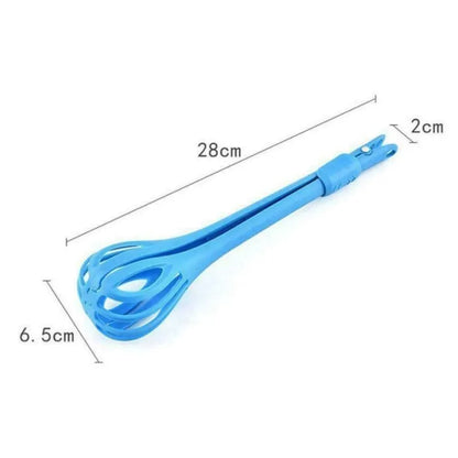 Kitchen Tongs & Whisk – Nylon Egg Beater Tool