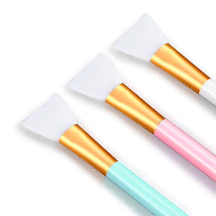 Silicone Face Mask Brush Set (2PCS) – Soft Facial Applicator