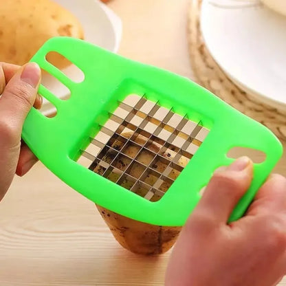 Manual Potato Chips Cutter – Stainless Steel Chipper Tool