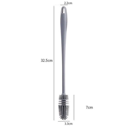 Long Handle Silicone Bottle Brush – Baby Bottle Cleaning Tool