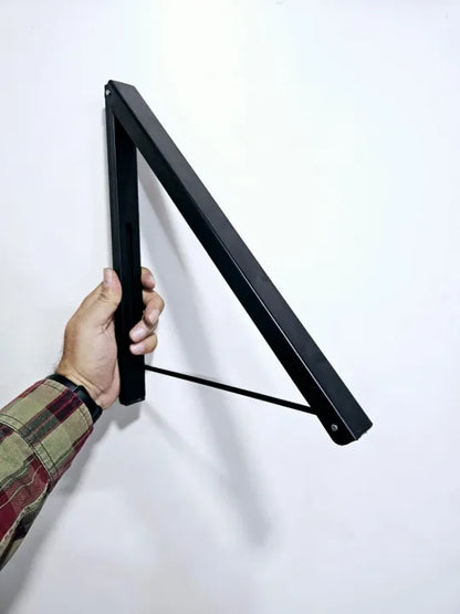 Single Foldable Wall-Mounted Clothing Rack – The Retractable Dryer Rod