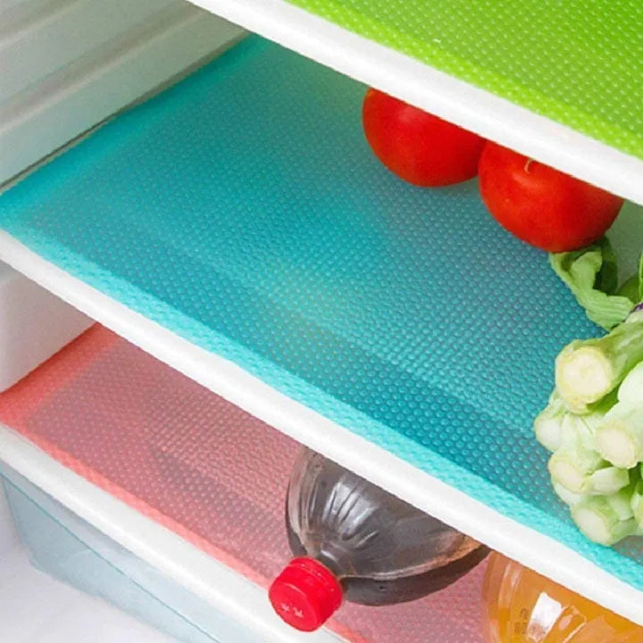 Silicone Shelf Liners – Fridge & Cabinet Organizer Mats