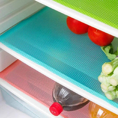 Silicone Shelf Liners – Fridge & Cabinet Organizer Mats
