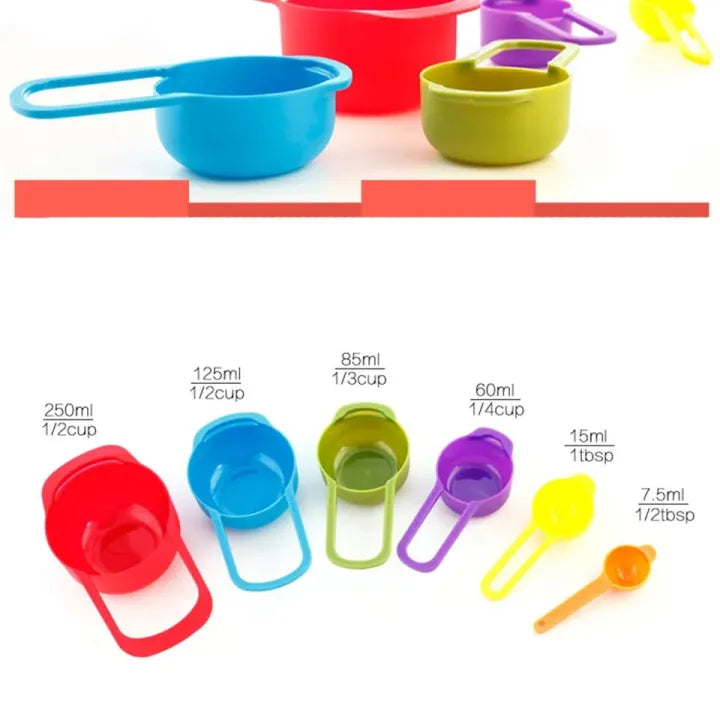 6PCS Kitchen Measuring Spoons – Baking & Cooking Set