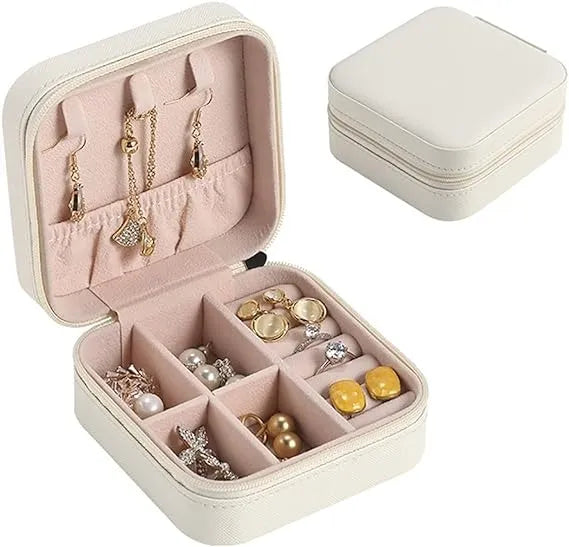 Portable Jewellery Organizer Box – Rings, Earrings & Hair Accessories