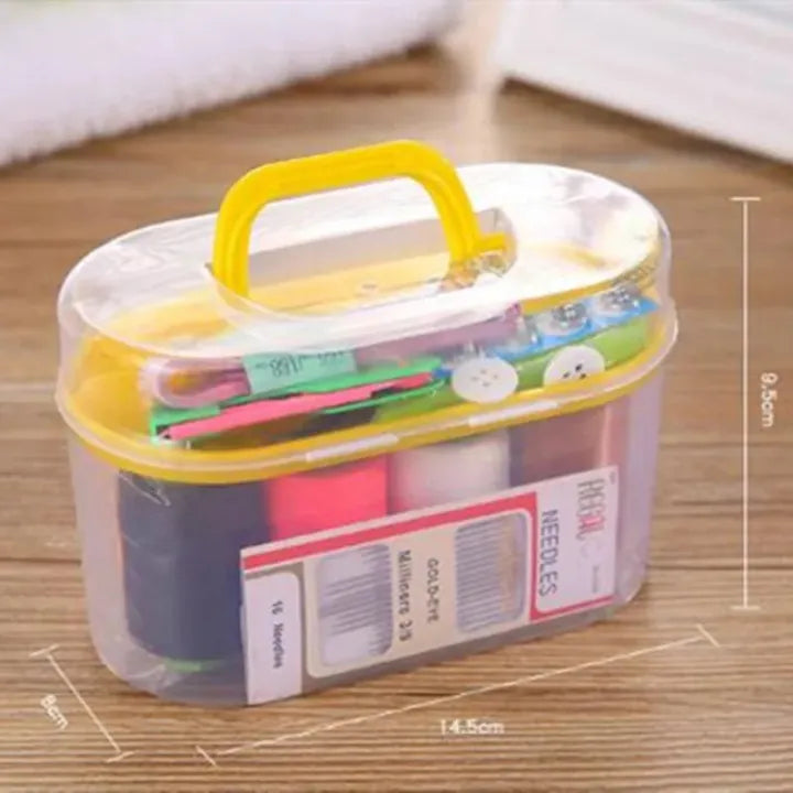 Mini Sewing Kit Box – Needle Thread & Scissor Repair Set