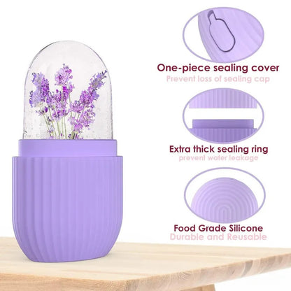 Silicone Ice Mold Roller – Face Cooling & Massage Tool