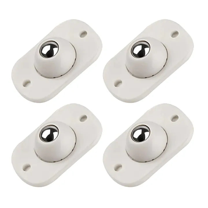 Mini 360° Swivel Caster Wheels – Adhesive Furniture Rollers (4PCS)
